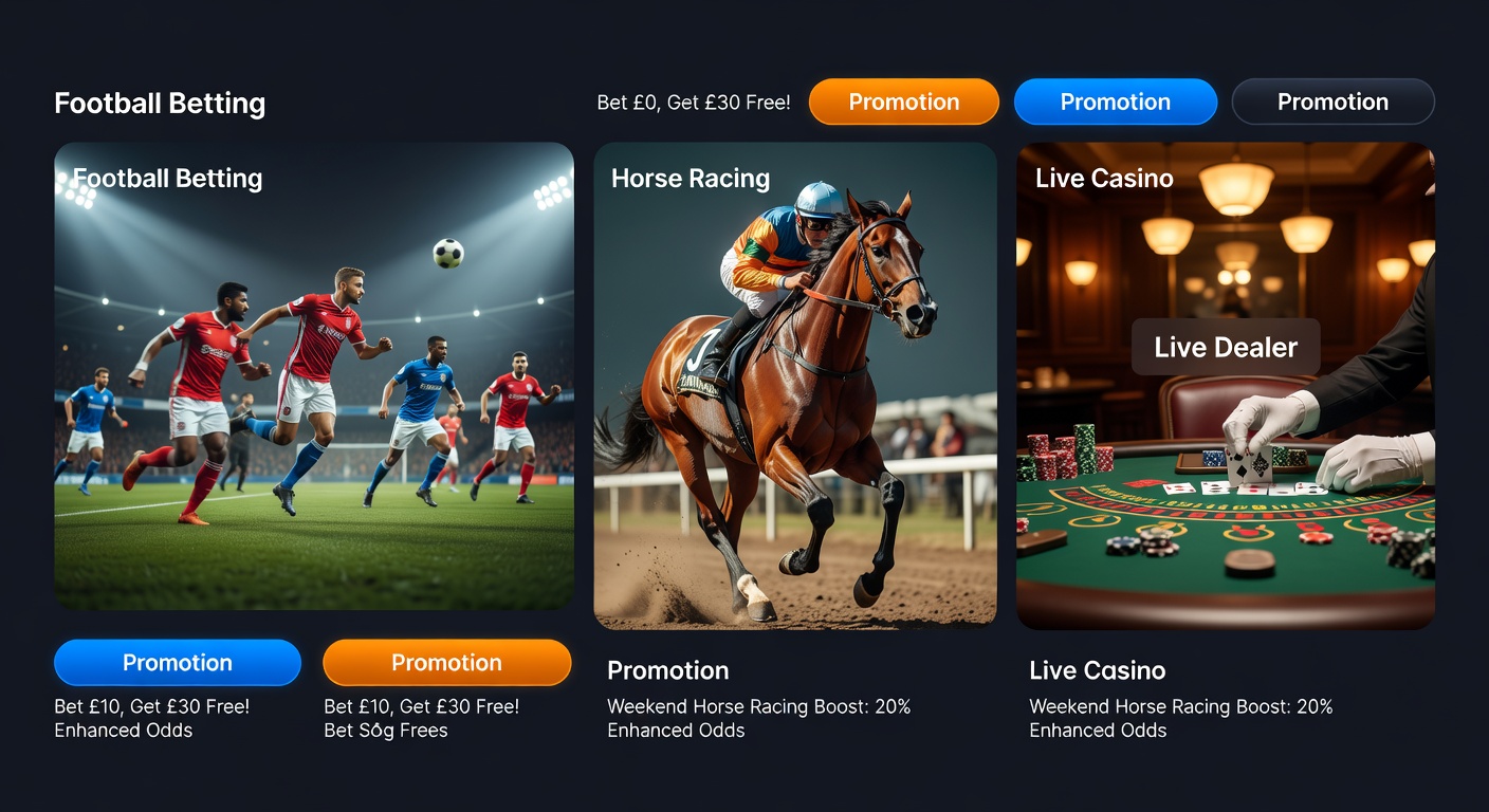 Live casino dealer on mobile screen alongside accumulator bet slip featuring horse racing and football odds