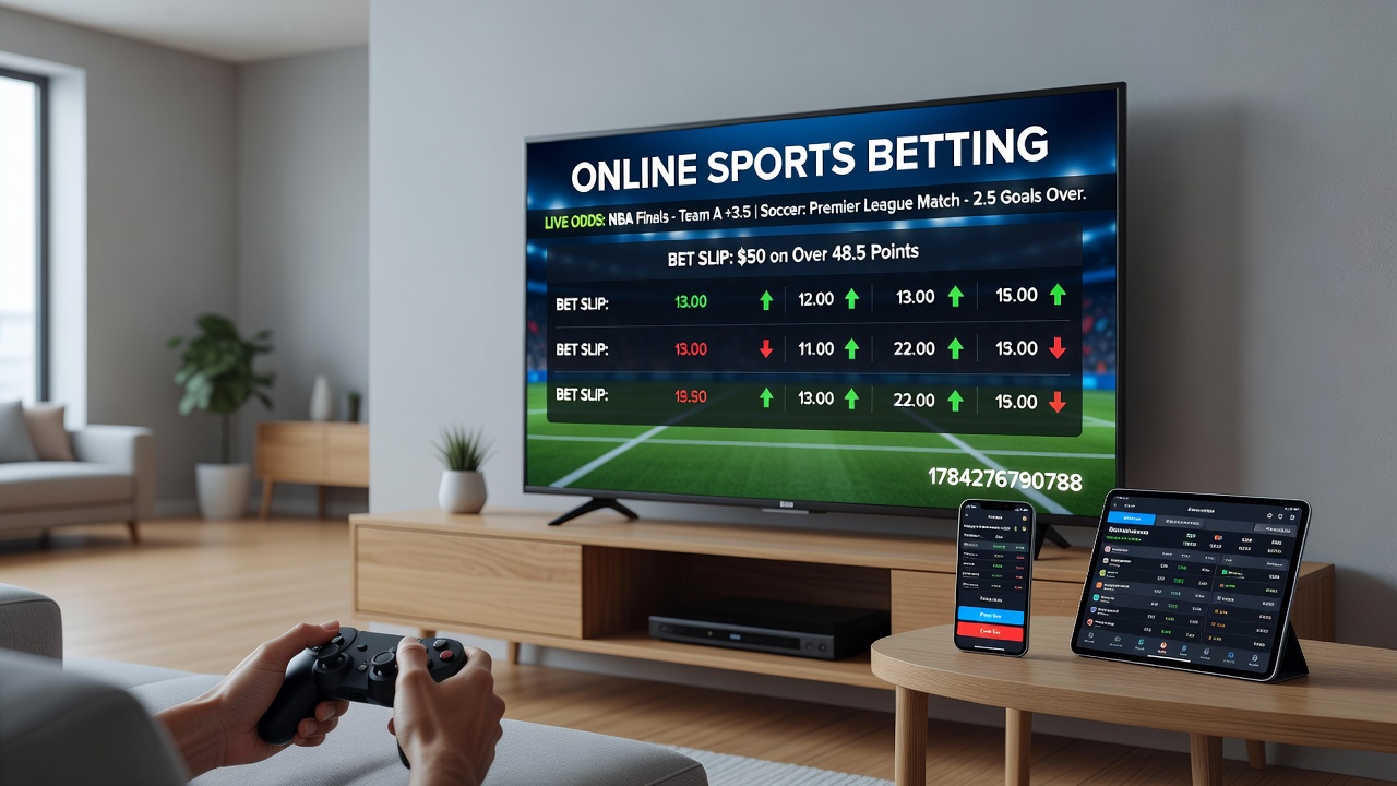 Mobile sports betting interface displaying live odds and accumulator options