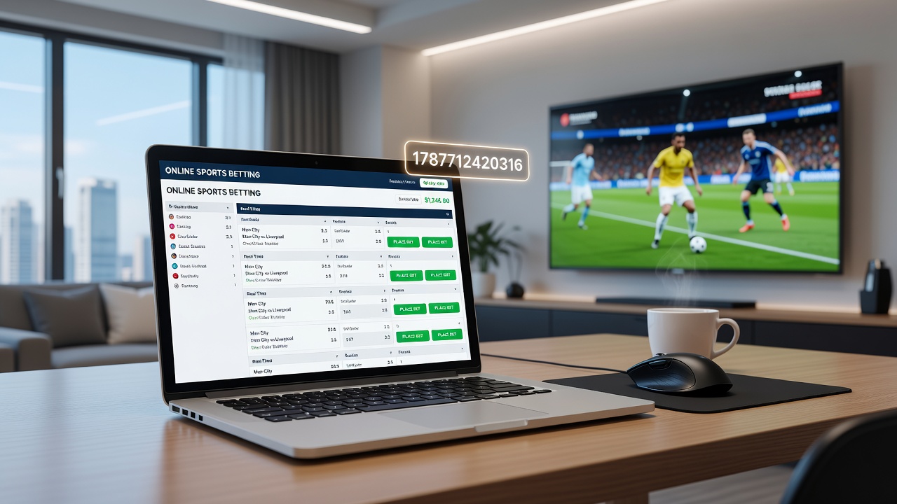 Diverse group of users engaging with online sports betting apps on smartphones during a live sports event