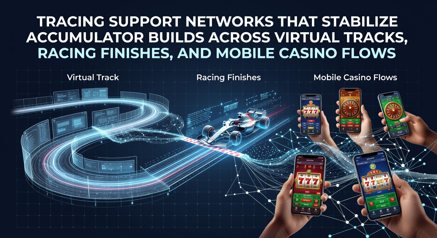 Support networks stabilizing accumulator bets in virtual racing and mobile casino environments